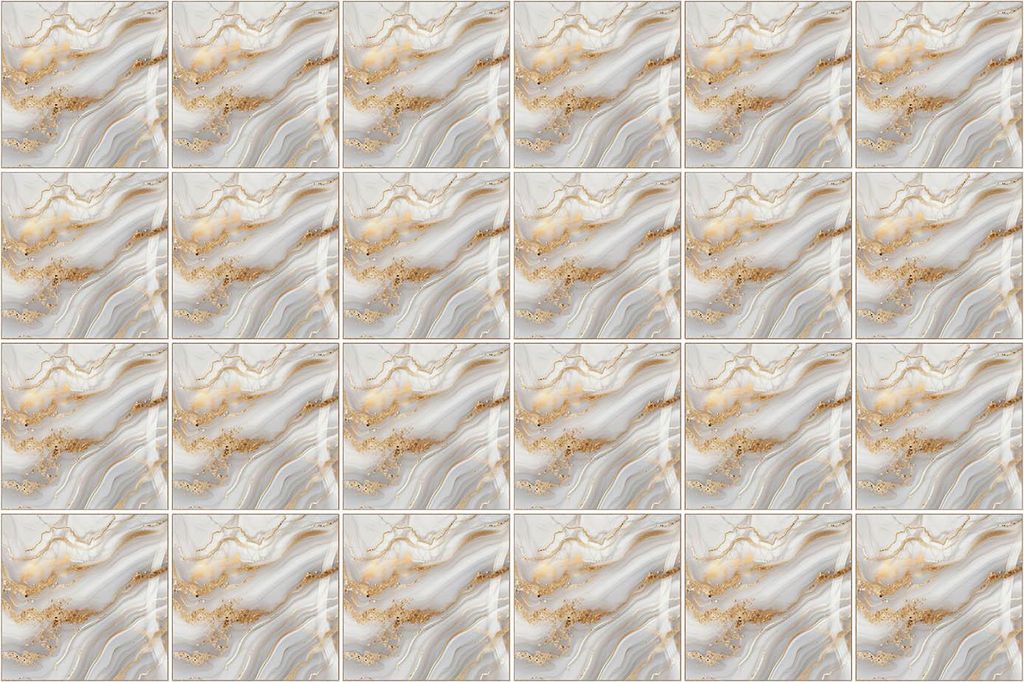 Fliesenaufkleber 10×10 cm – 24 Stück – Selbstklebend – Wasserfest – Pflegeleicht – Hitzebeständig – Für Küche & Bad – Abstrakte ...