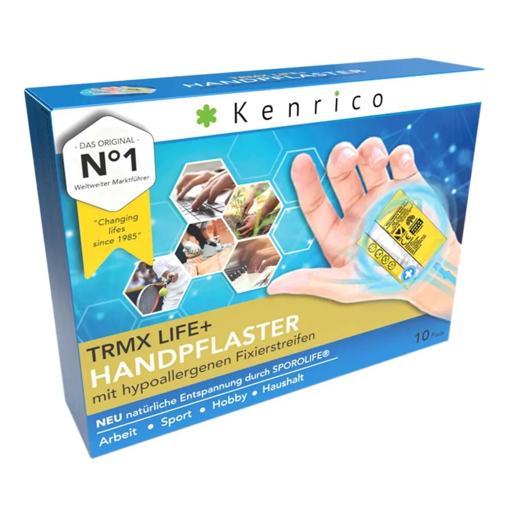 TRMX LIFE+ Pansements mains 10pcs flexibles - Haute adhérence et confort