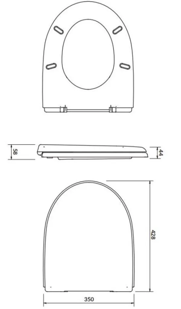 Siège Antibactérien en Polypropylène Merida K98-0035 Blanc