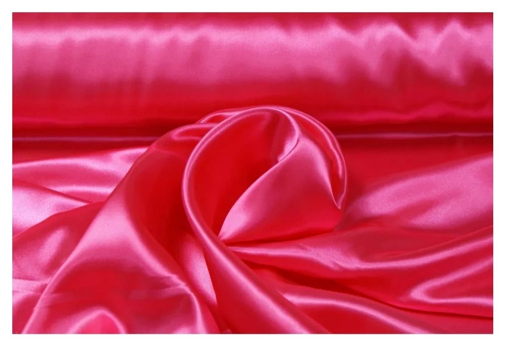 Satin Meterware (Pink) für Deko, Basteln, Kleidung 150cm Produktbild 