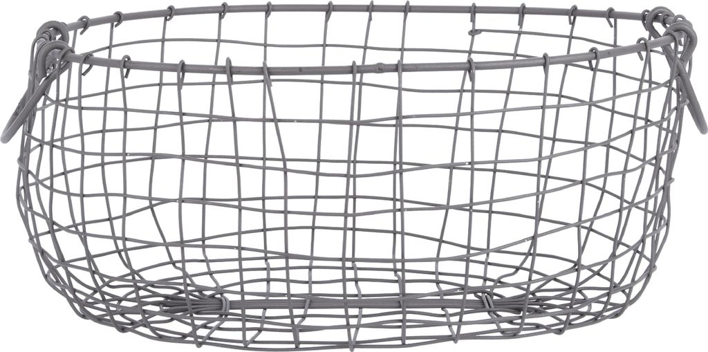 Esschert Design Ovaler Drahtkorb Braun 37 cm Produktbild 