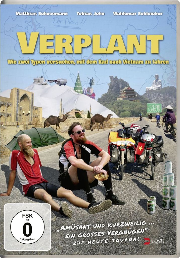 Verplant - Wie zwei Typen versuchen, mit dem Fahrrad nach Vietnam zu fahren