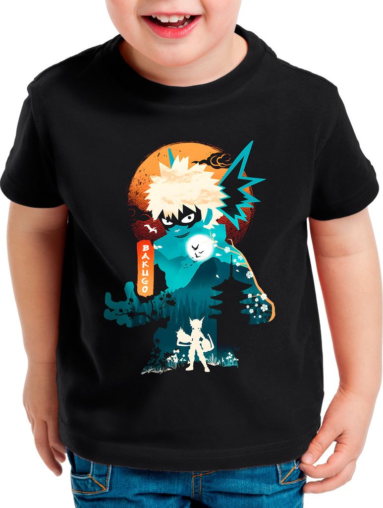style3 Bakugo Kinder T-Shirt superhero japan acade mia manga