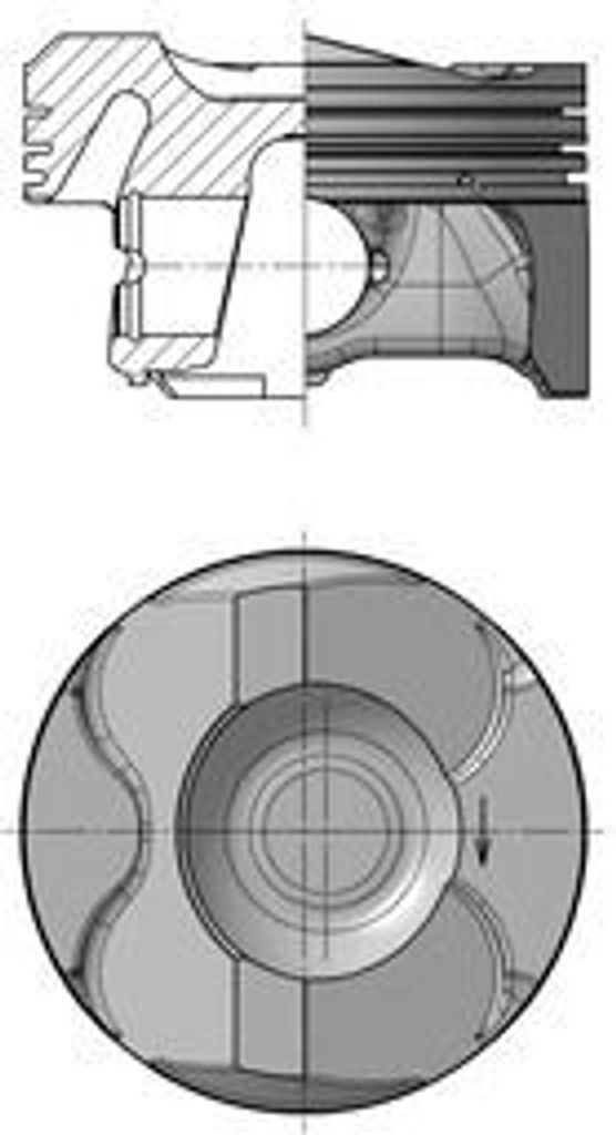 KOLBENSCHMIDT Kolben 40089600 für BMW 3 Limousine (E90) 52 46mm