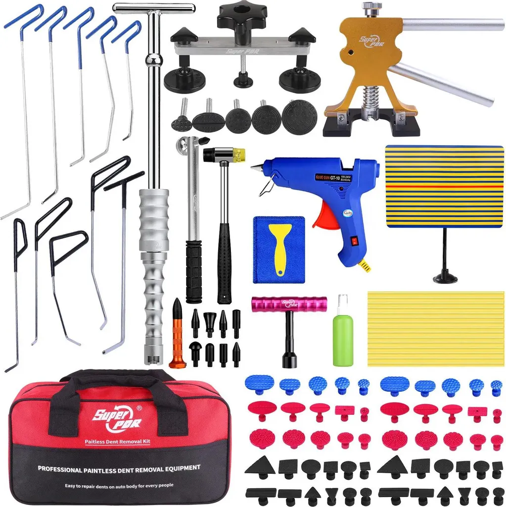 Kit débosselage carrosserie pour réparer les impacts de grêle