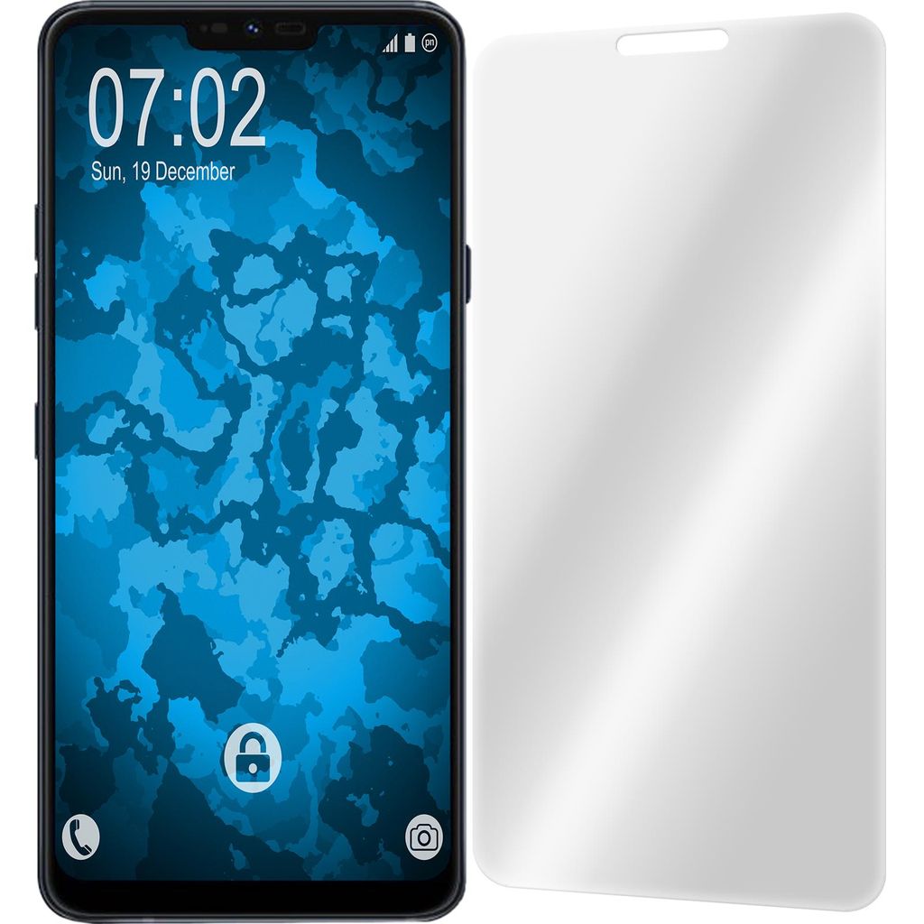 2er-Pack PhoneNatic Displayschutzfolien klar Flexible Folien kompatibel mit LG G7 One