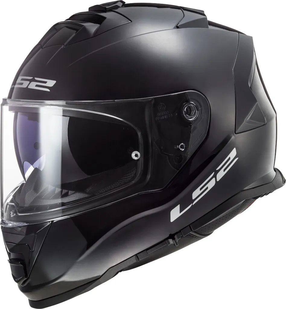 Casque intégral LS2 FF800 Storm XS noir anti-buée avec visière solaire