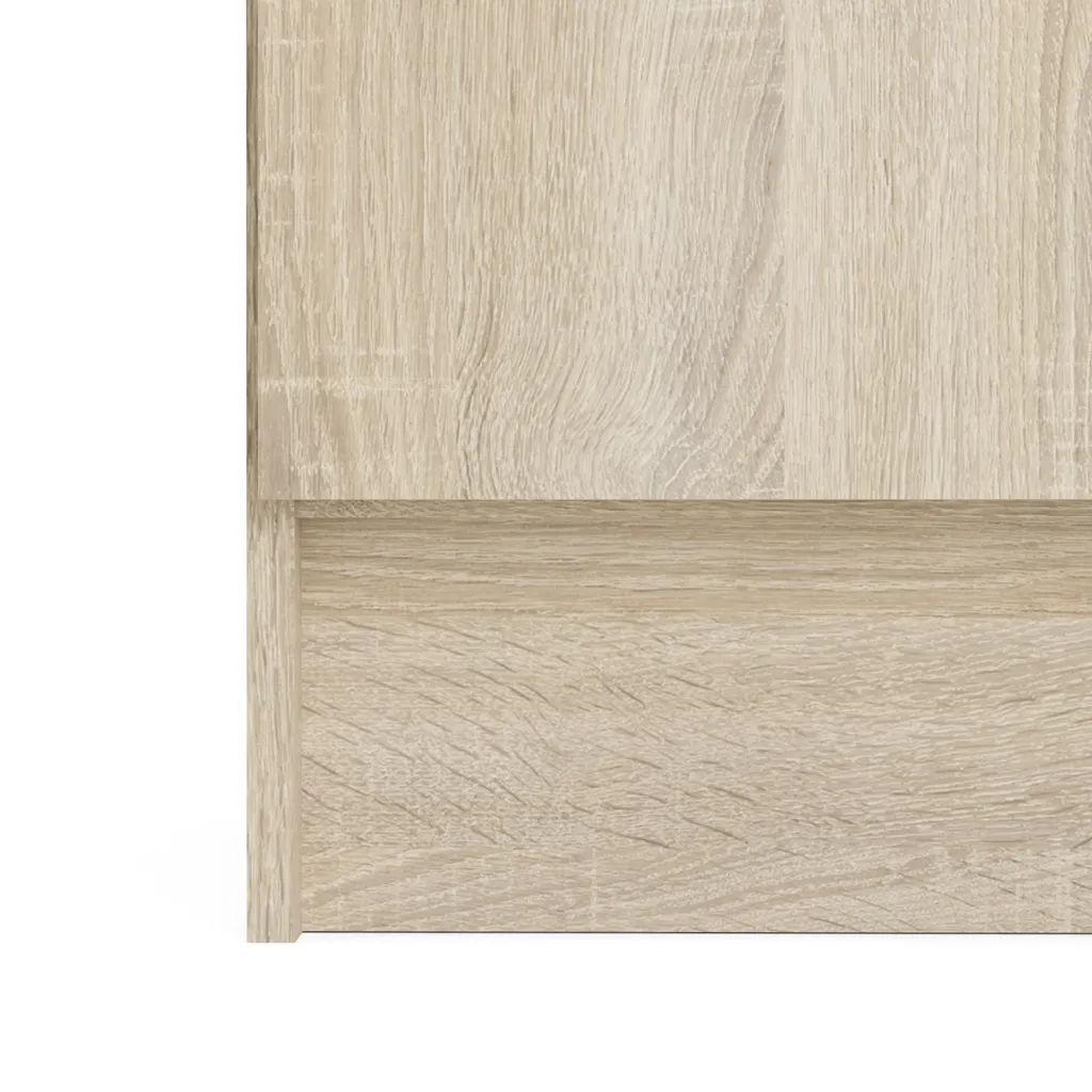 Fox Armoire 1 Porte en Chêne Structuré - Penderie Compacte Design Fox - 16
