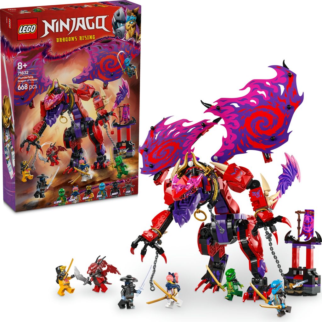 LEGO® NINJAGO® 71832 Drak chaosu Hromozubý Obrázek produktu 
