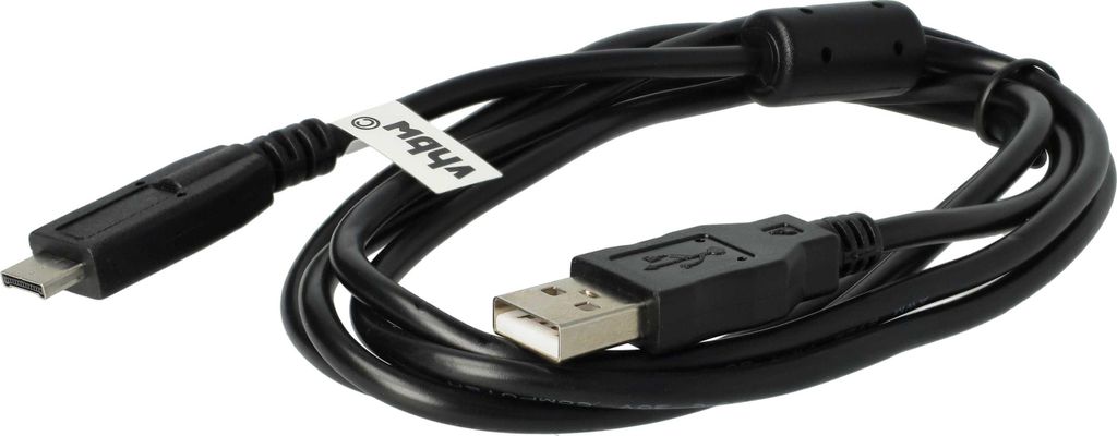 vhbw USB-Kabel kompatibel mit Panasonic Lumix DMC-TZ3, Produktbild 