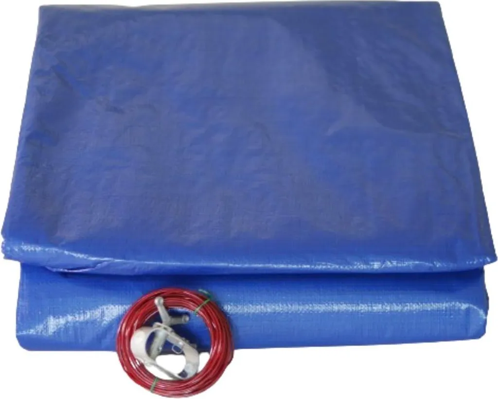 Telo Copripiscina 420 cm con Drenaggio per Piscine Rotonde 360 cm