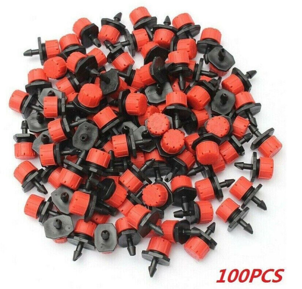 100pc Garten Bewässerung Automatische Bewässerungssystem Micro Tropfer Sprinkler