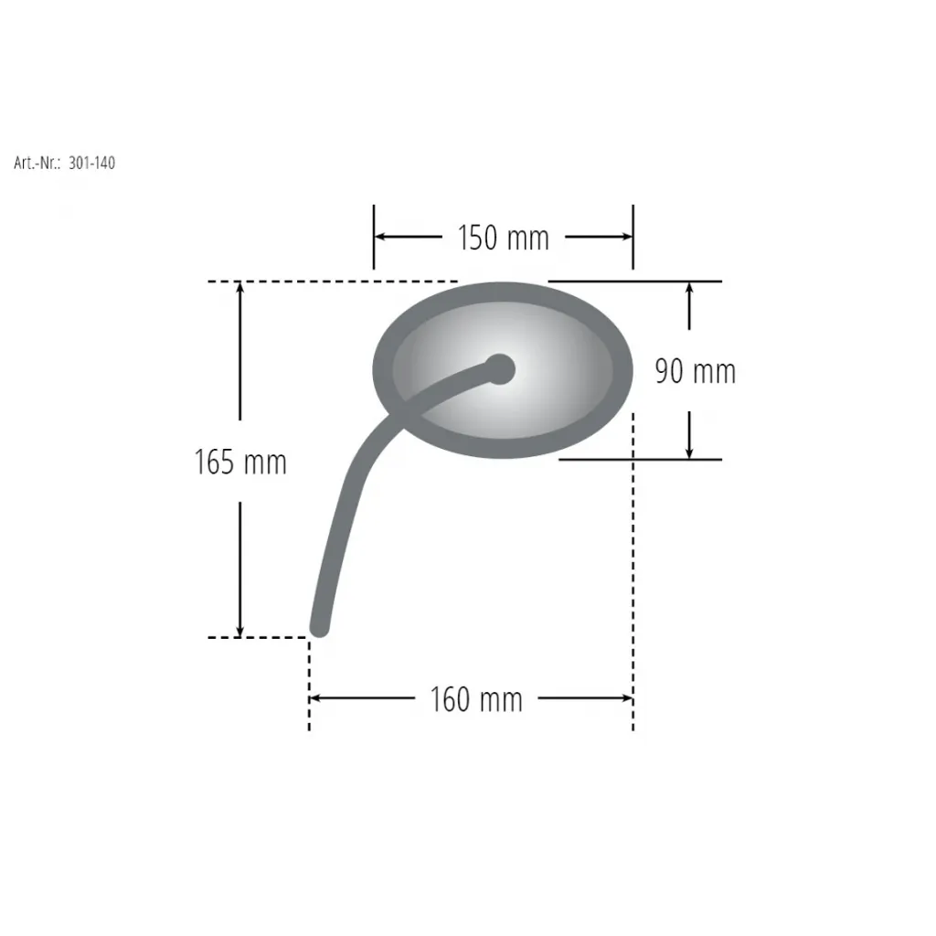 Miroir d'appoint SHIN YO réglable et robuste en kit de deux unités - 2