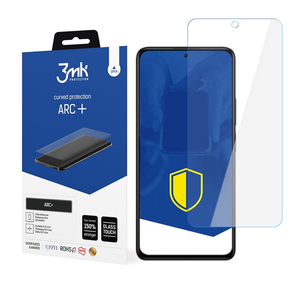 3mk Display Schutzfolie ARC+ für Xiaomi Redmi K40S 0,17mm Produktbild 