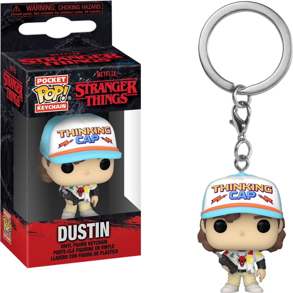 Stranger Things - Dustin - Schlüsselanhänger Funko Pocket POP! Keychain