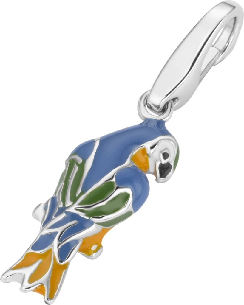 Charm Giorgio Martello Milano Papagei, Silber 925 Bunt Produktbild 