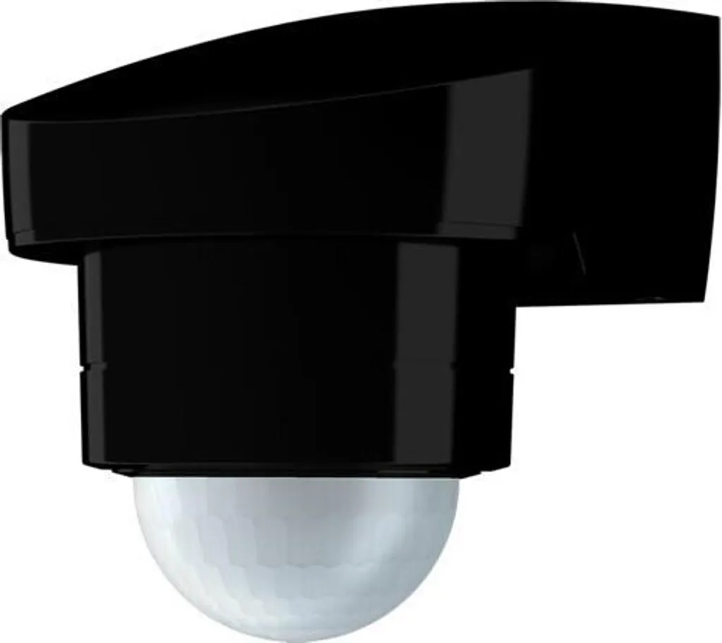 Détecteur de mouvement 240° Aufp BM 240 S1A SW noir pour extérieur