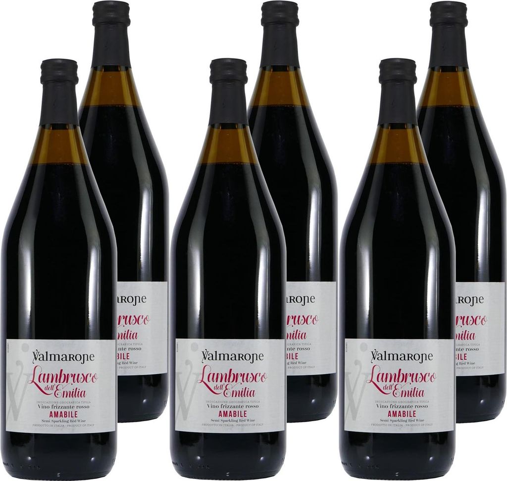 Valmarone Lambrusco Perlwein -lieblich- (6 x 1,5L)