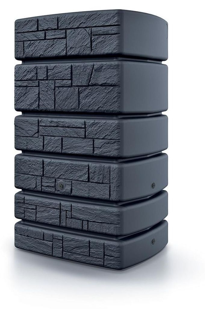 Beczka Prosperplast TOWER STONE antracyt 500l Zdjęcie produktu 