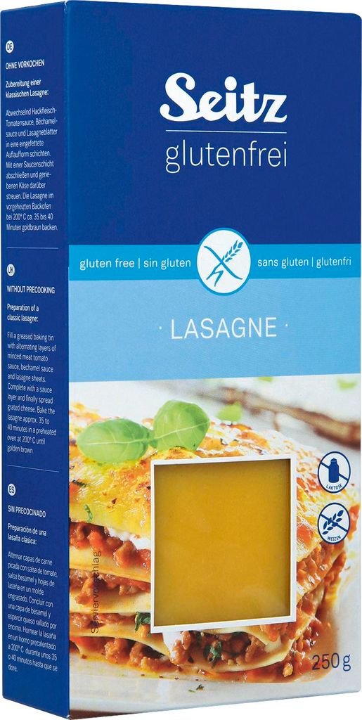 Seitz bezlepkové lasagne 250g Obrázek produktu 