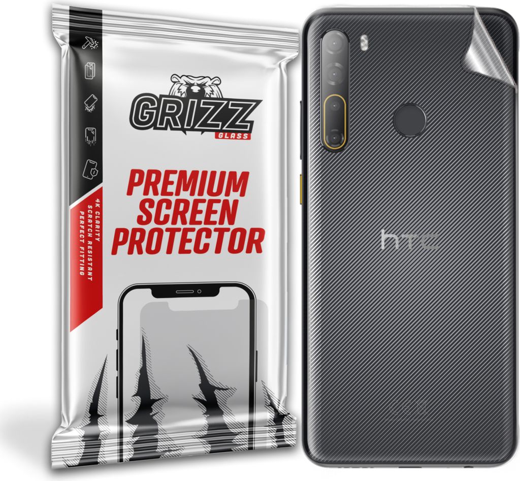 Folie auf der Rückseite GrizzGlass UltraSkin für HTC Desire 20 Pro