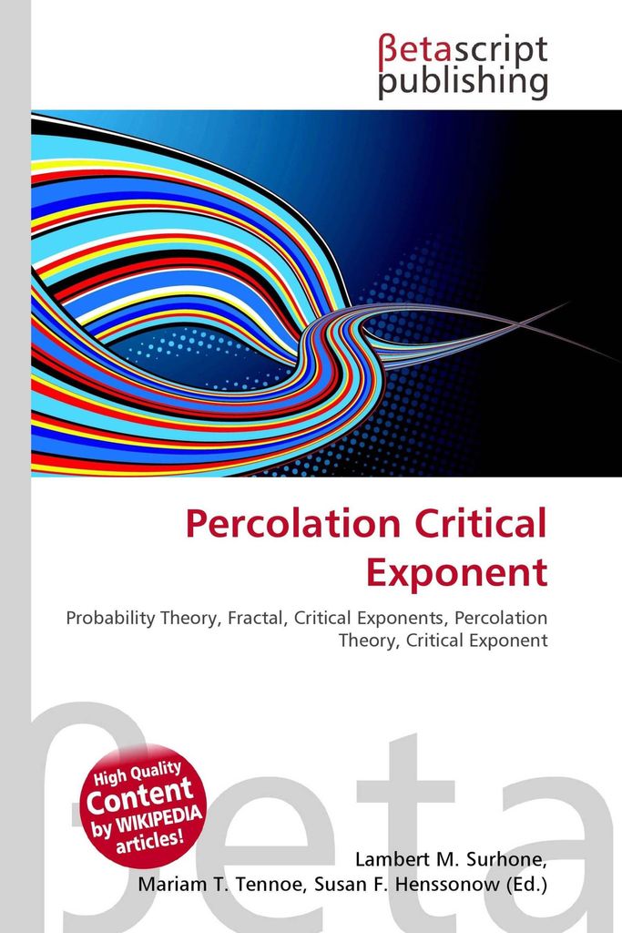 Percolation Critical Exponent