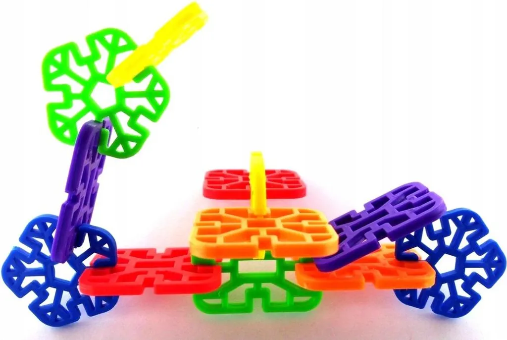 Blocs de neige multicolores 82 pièces : matériau robuste haute qualité - 8