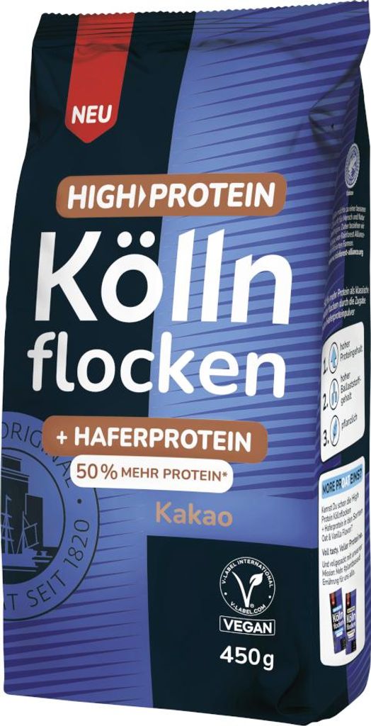 Kölln High Protein Köllnflocken Kakao, 450g