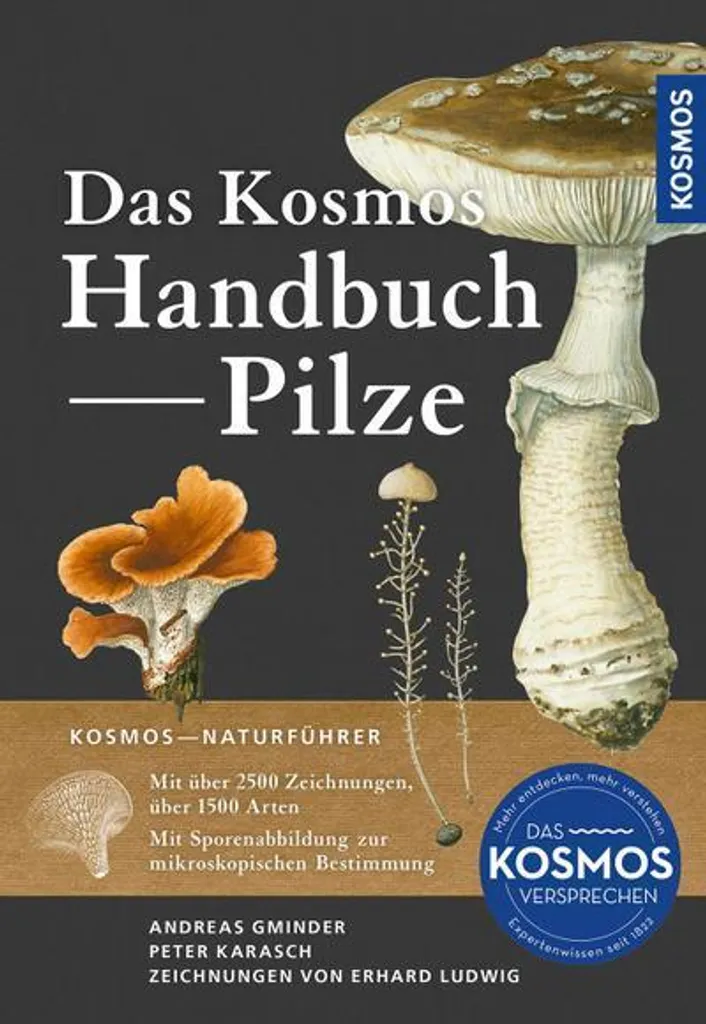Livre mycologie Das Kosmos-Handbuch Pilze pour identifier les champignons