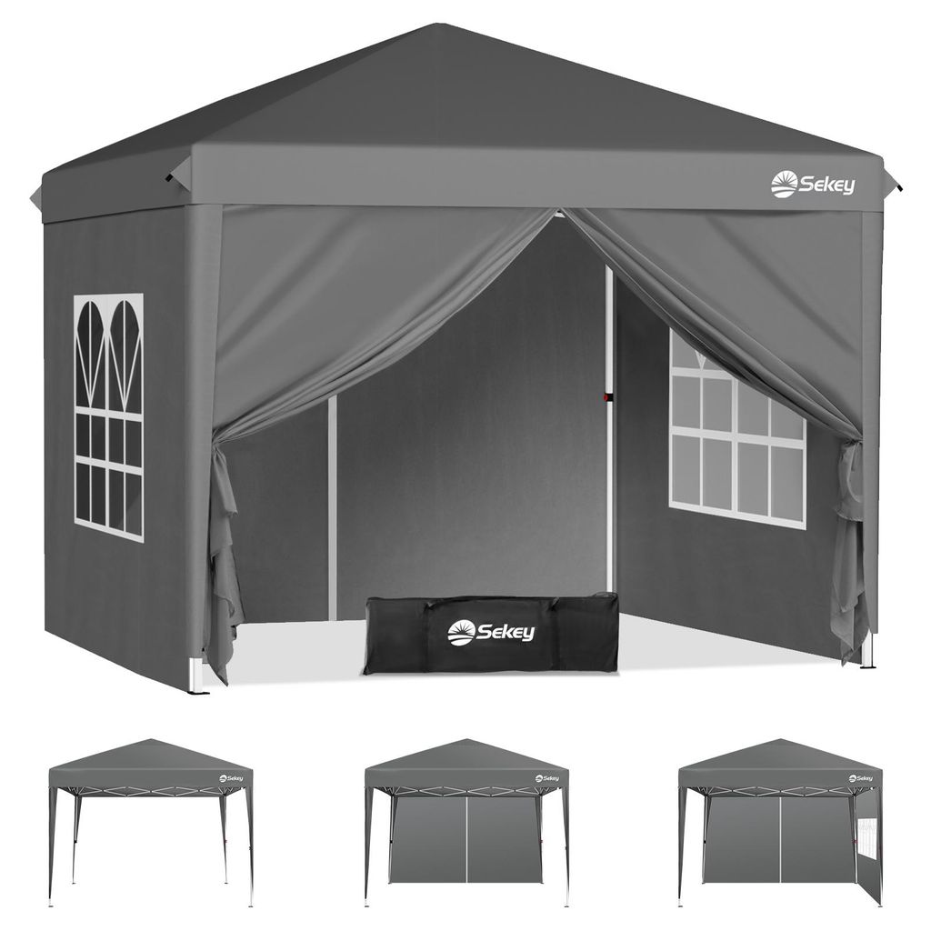 Sekey Faltpavillon 2x2 m wasserdicht UV50+ Gartenpavillon Produktbild 
