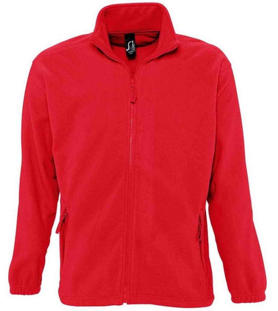 SOLS - "North" Fleecejacke für Herren/Damen Uni LT1899 (M) (Rot)