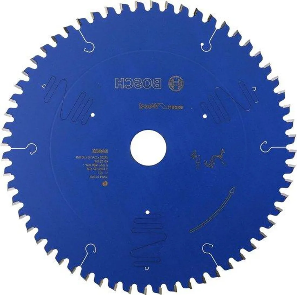 Lame de scie circulaire polyvalente 250 mm pour coupes transversales