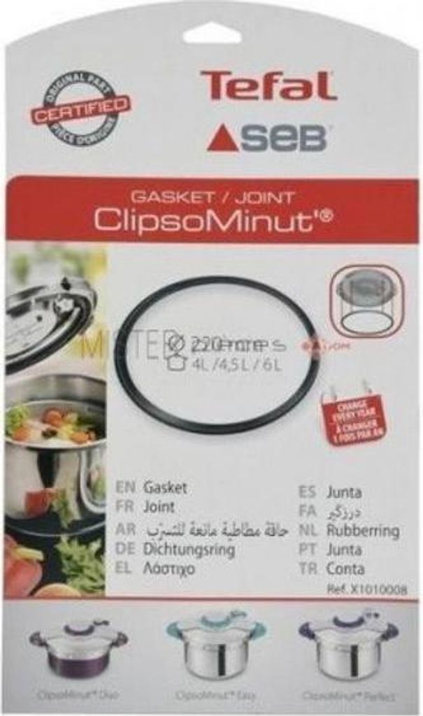 Joint Clipso Minut Joint D'étanchéité Autocuiseur Seb - Image du produit 
