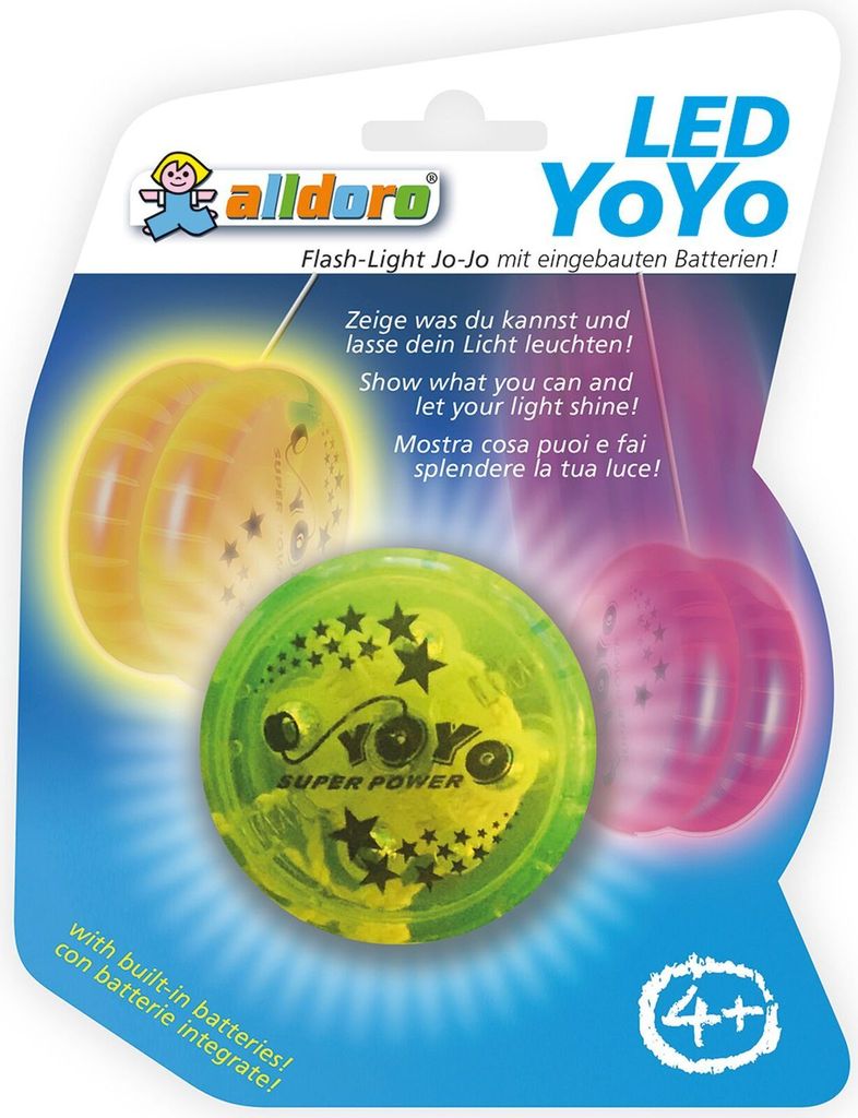 alldoro - Yo-yo LED, 1 pièce, couleurs assorties Image du produit 