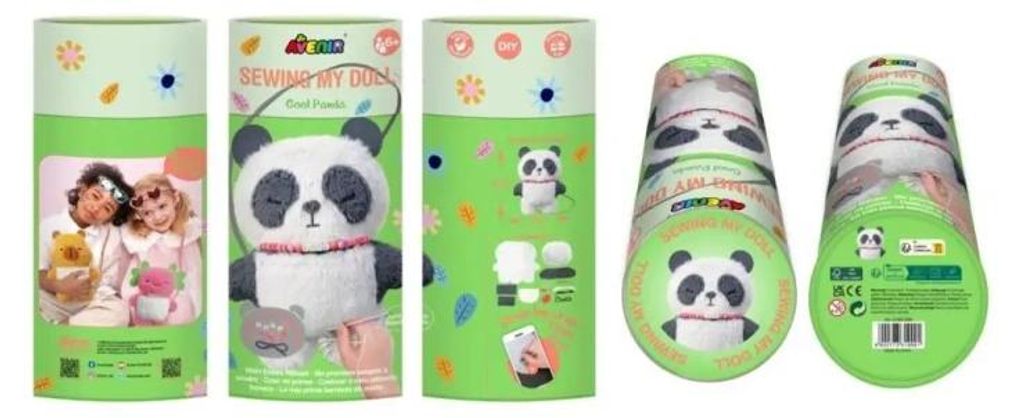 Avenir : Mon adorable panda en peluche à coudre. Taille Image du produit 