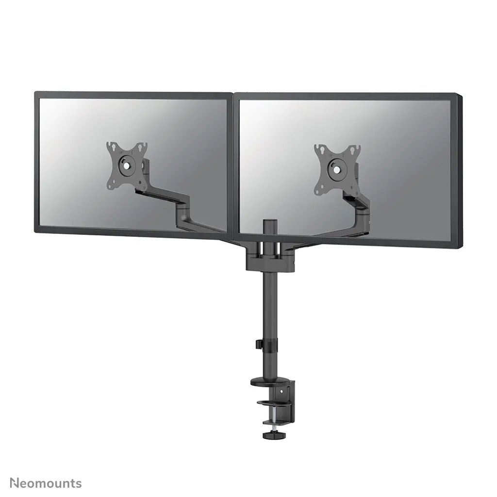Support Neomounts TIS 17-27" double écran 3 articulations noir max 8kg