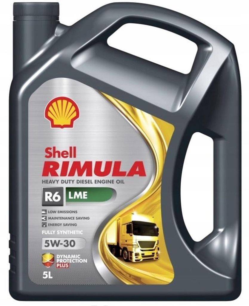 SHELL Rimula R6 LME für 5W-30 5 Liter Motoröl Motorenöl CUMMINS CES 20077 DQC IV-10 LA Mack EO-N MAN M 3271-1 MTU-3.1 RLD-2 VDS-3 228.51 Öl