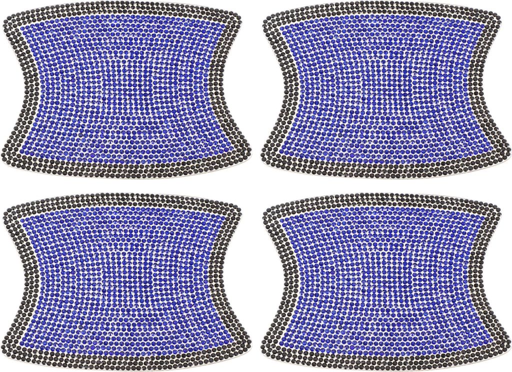 Autotürgriff-Schutzfolie gegen Kratzer 8x10cm Blau, Schwarz 4 Stück