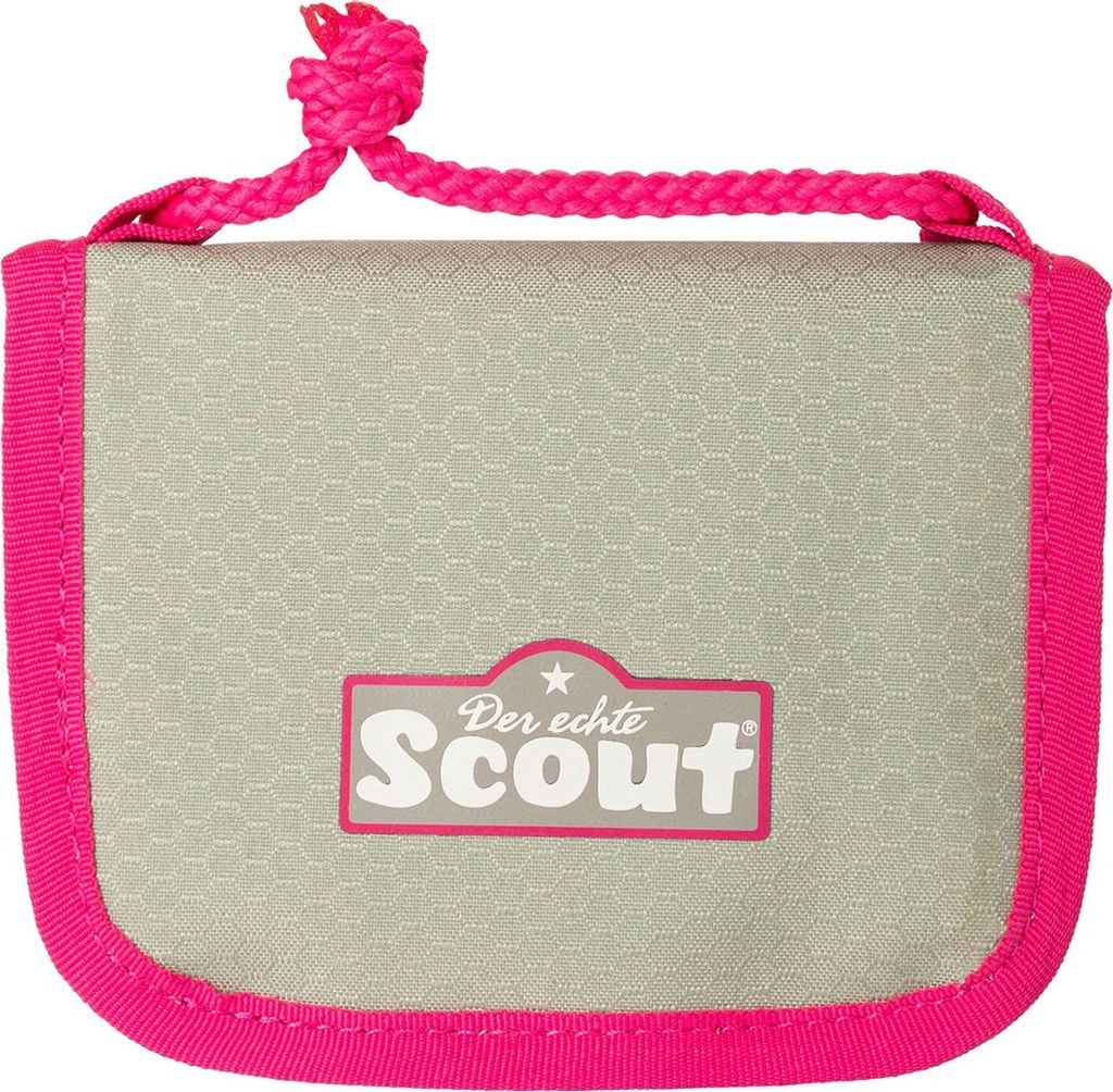 Scout Geldbörse Brustbeutel Pink Cherry grau Produktbild 