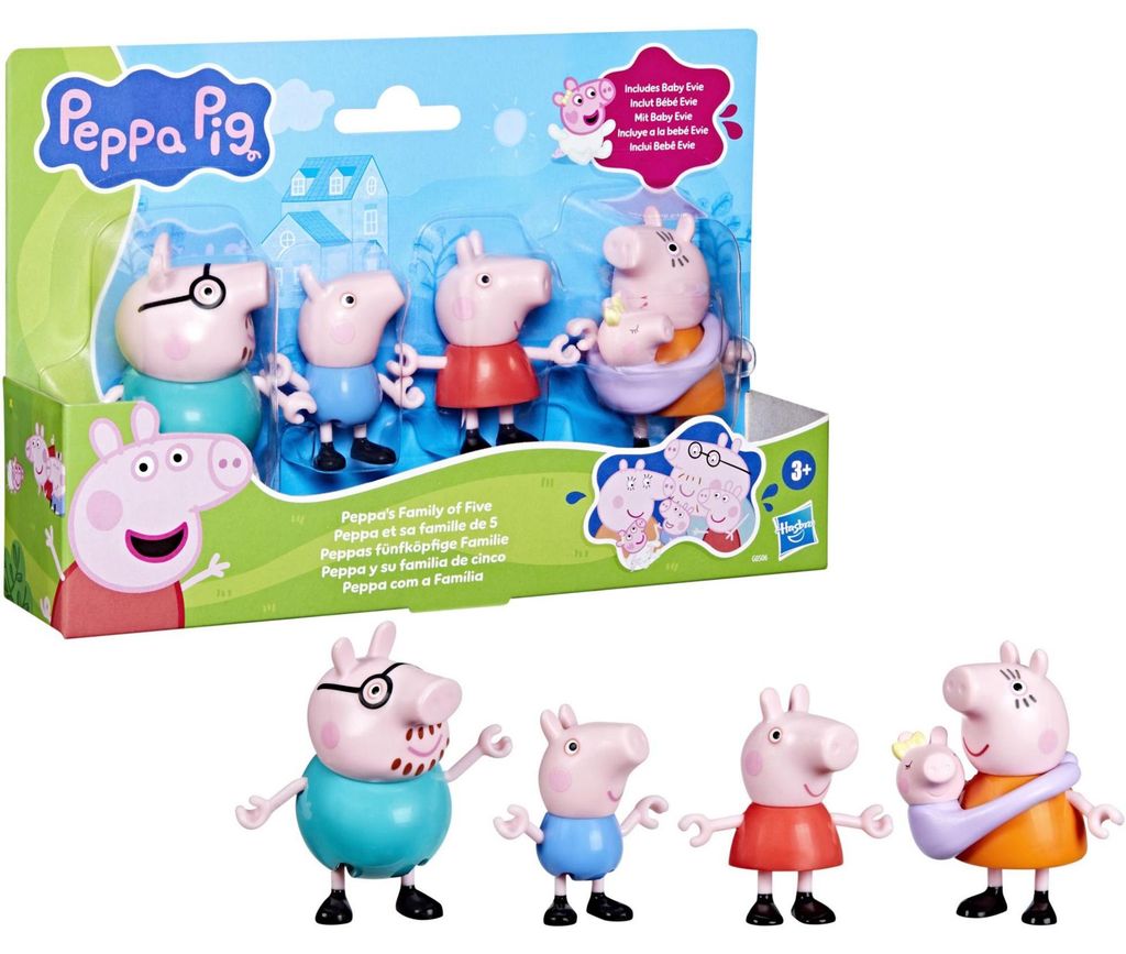 Peppa Pig Peppas fünfköpfige Familie, 3 Jahr(e) Produktbild 