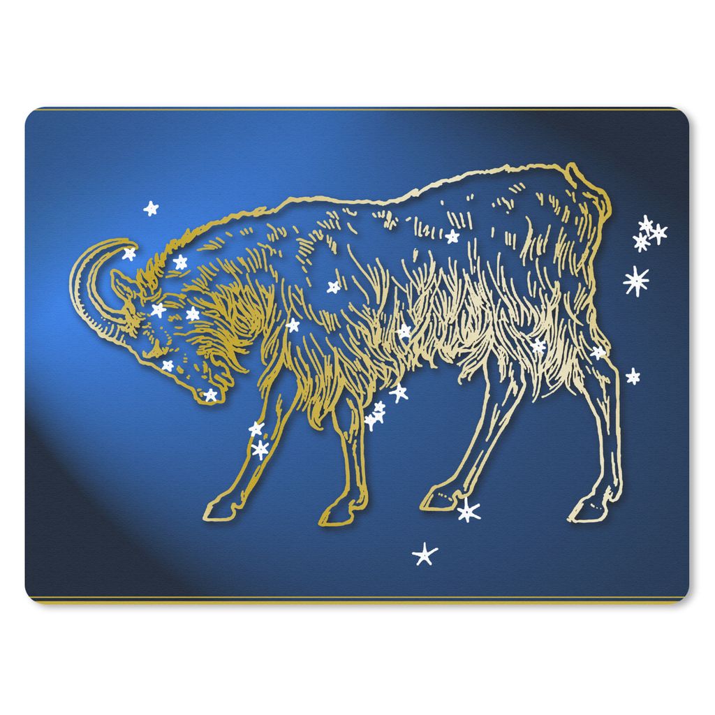 MuchoWow Mauspad Mousepad Sternbild - Steinbock - Sterne 40x30 cm - Mousepads - Maus Mat - Pad - Mausunterlage - Anti Rutsch