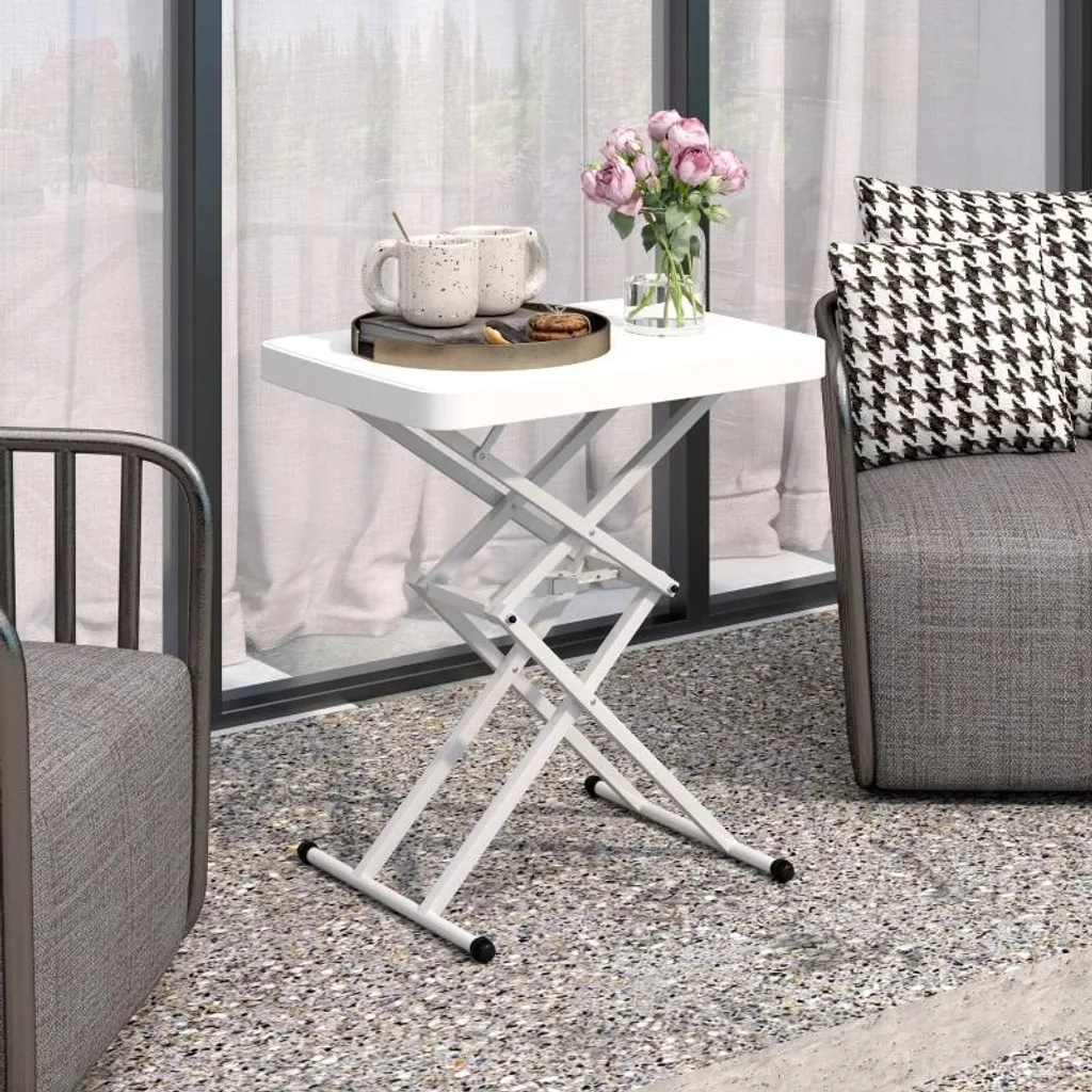 Table de balcon gain de place pliable - Solution jardin petits espaces - 2