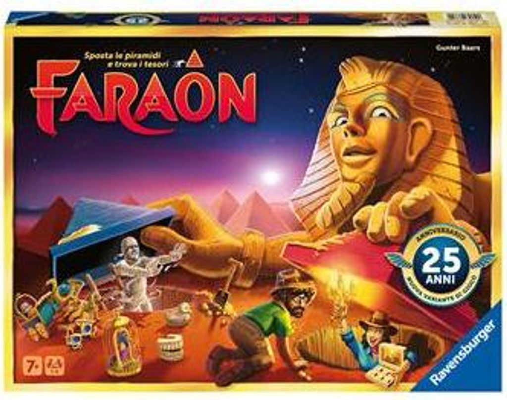 Ravensburger Faraon Tischspiel 25th Anniversary 1-5 Spieler ab 7 Jahren