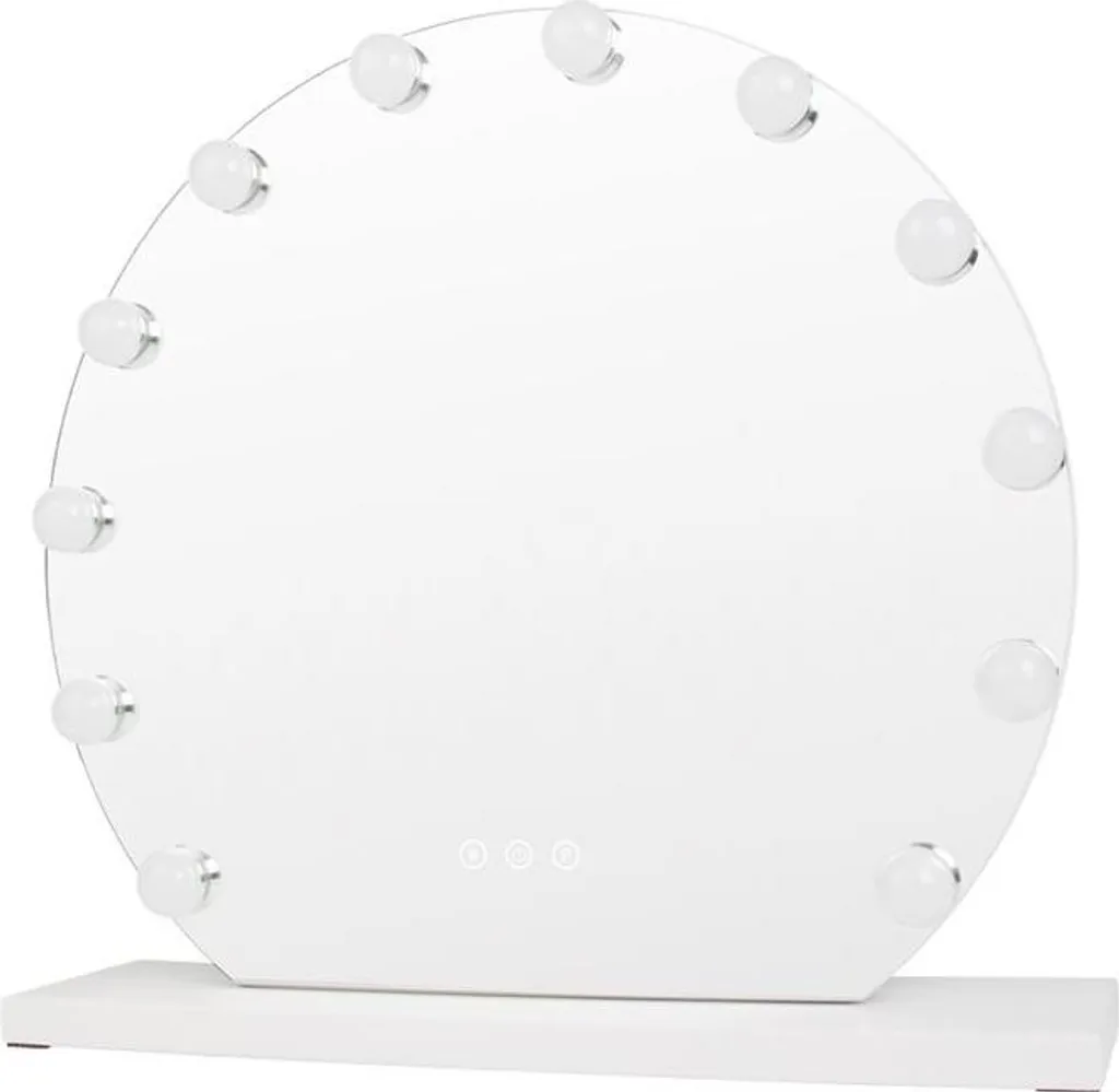 Miroir maquillage LED UNIQ London Anti-zones d'ombre Tactile Blanc