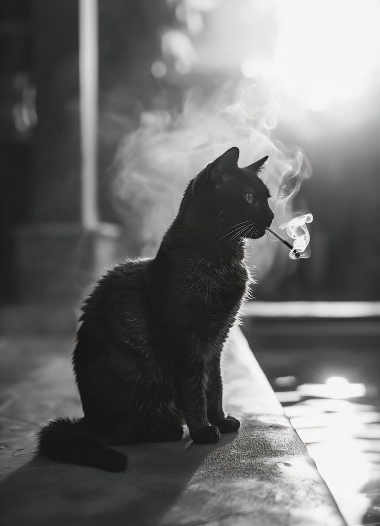 Plakat 13x18cm Katzenpause