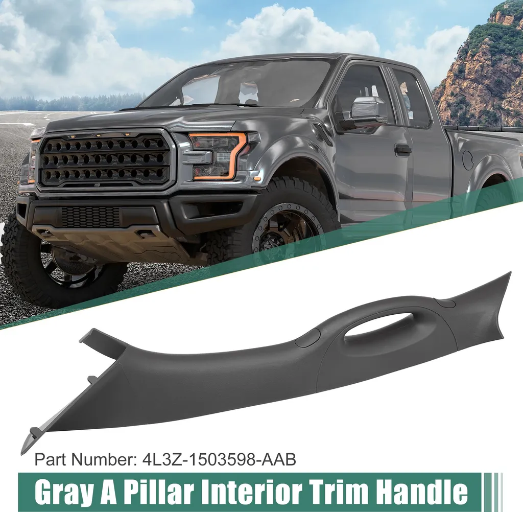 Poignée de Pilier A Intérieur Gauche pour Ford F150 Gris Haute Qualité