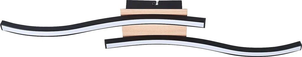 Plafonnier LED Heimdall 12W 3000K Rabalux métal noir mat et blanc