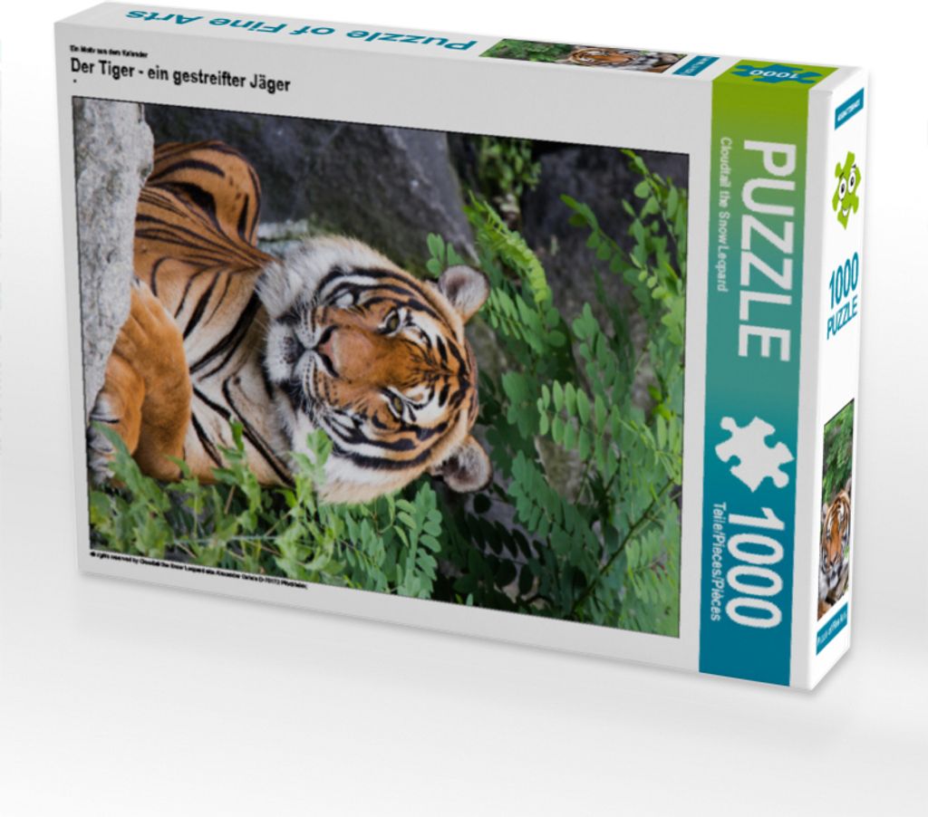 CALVENDO Puzzle Ein Motiv aus dem Kalender Der Tiger - ein Produktbild 