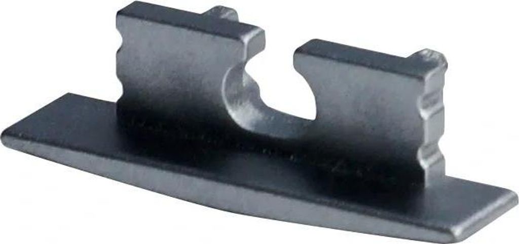 Bilton BLine E-S-IN01, Endkappe, silber, für P-S-I N01 und C-S-01, mit Kabelschlitz, 1 Stk.