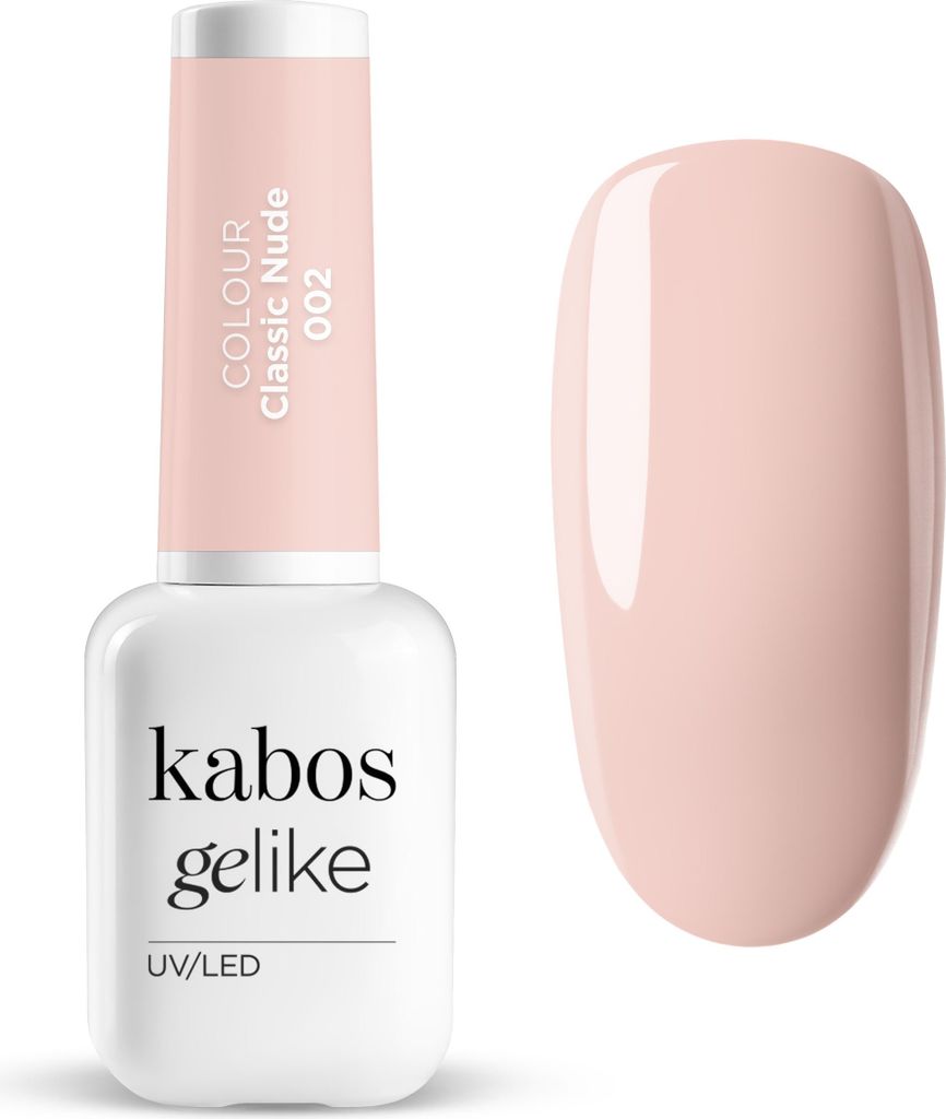 Kabos UV Lakier hybrydowy Hybrid Gelike 002 Classic Nude Zdjęcie produktu 
